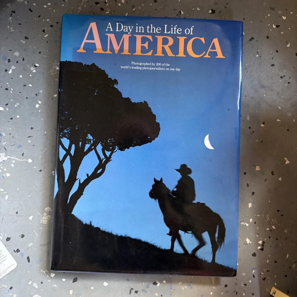Rare 1986 A Day in the Life of America [Hardcover] First Printing